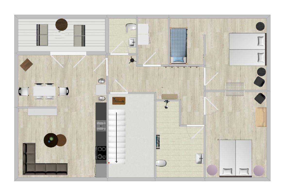 Schoenes Penthouse Duemmer See - Lembruch Hüde エクステリア 写真